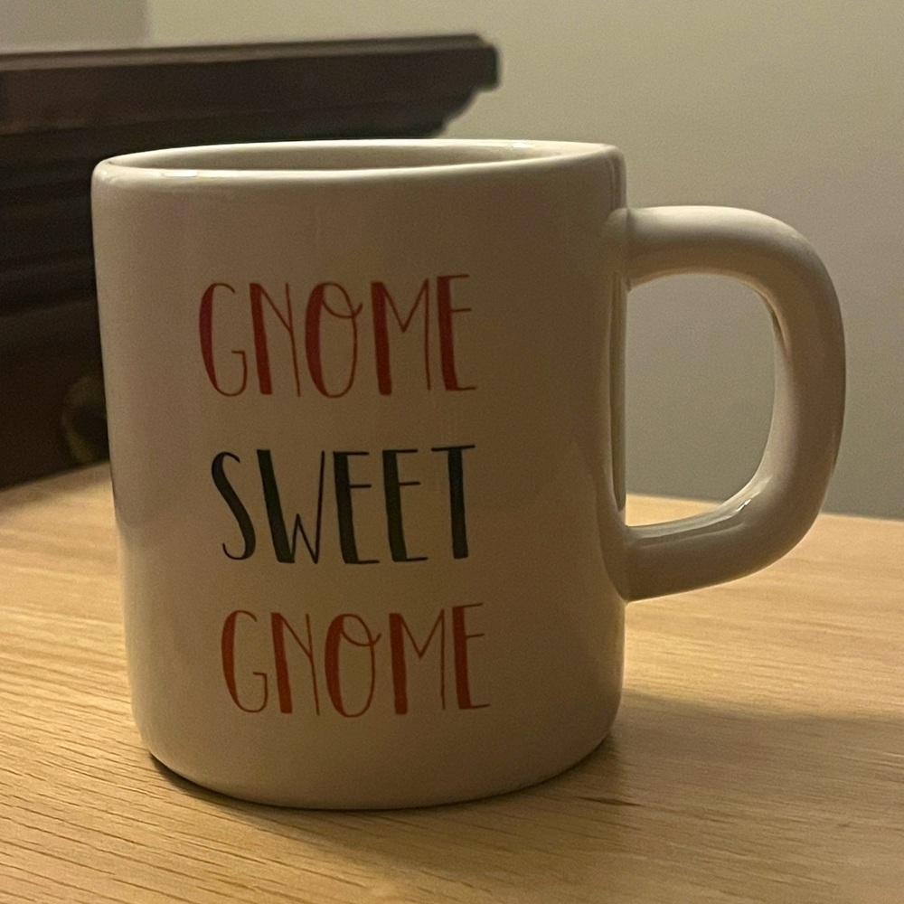 Barnes & Noble Gnome Sweet Gnome Mug - White and Red